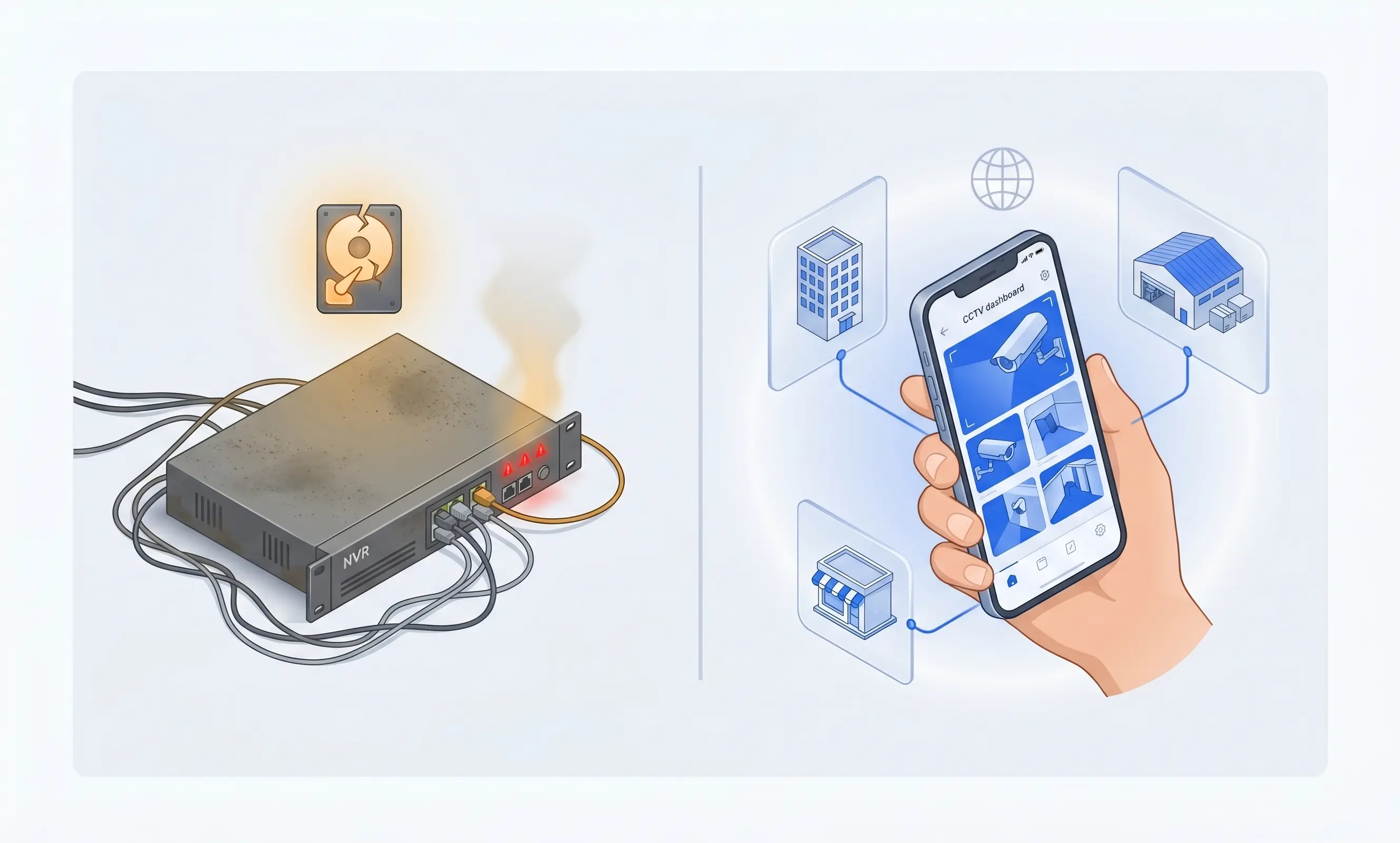 Access Tentovision footage from anywhere on mobile and desktop